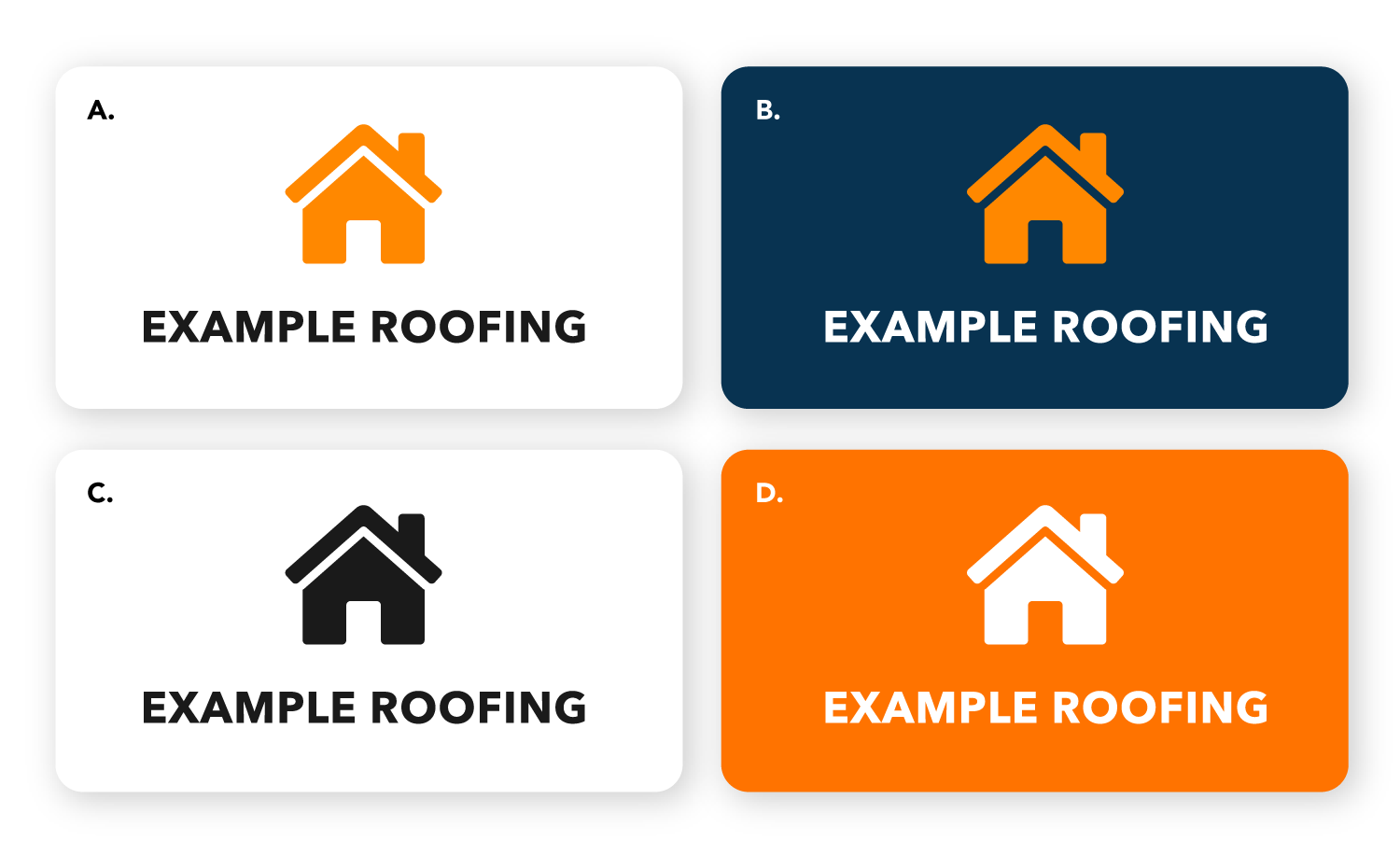 Roofing Logo Design Brand Standards