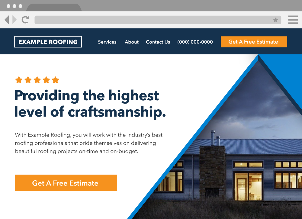 Roofing Website Design and Development