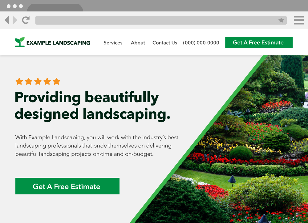 Landscaping Websites | Custom Website Design