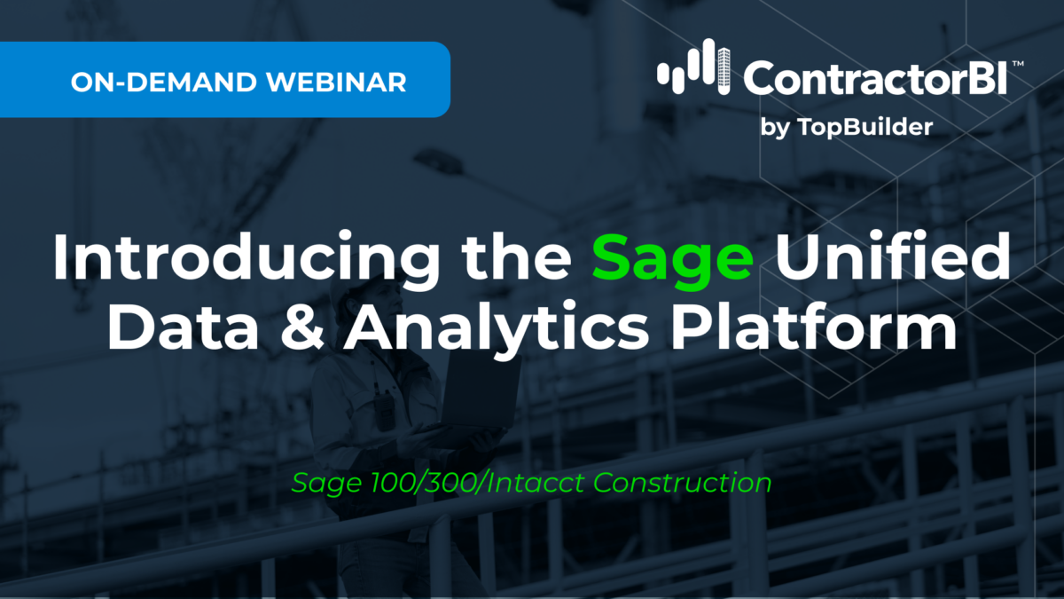 Introducing the Sage Unified Data & Analytics Platform
