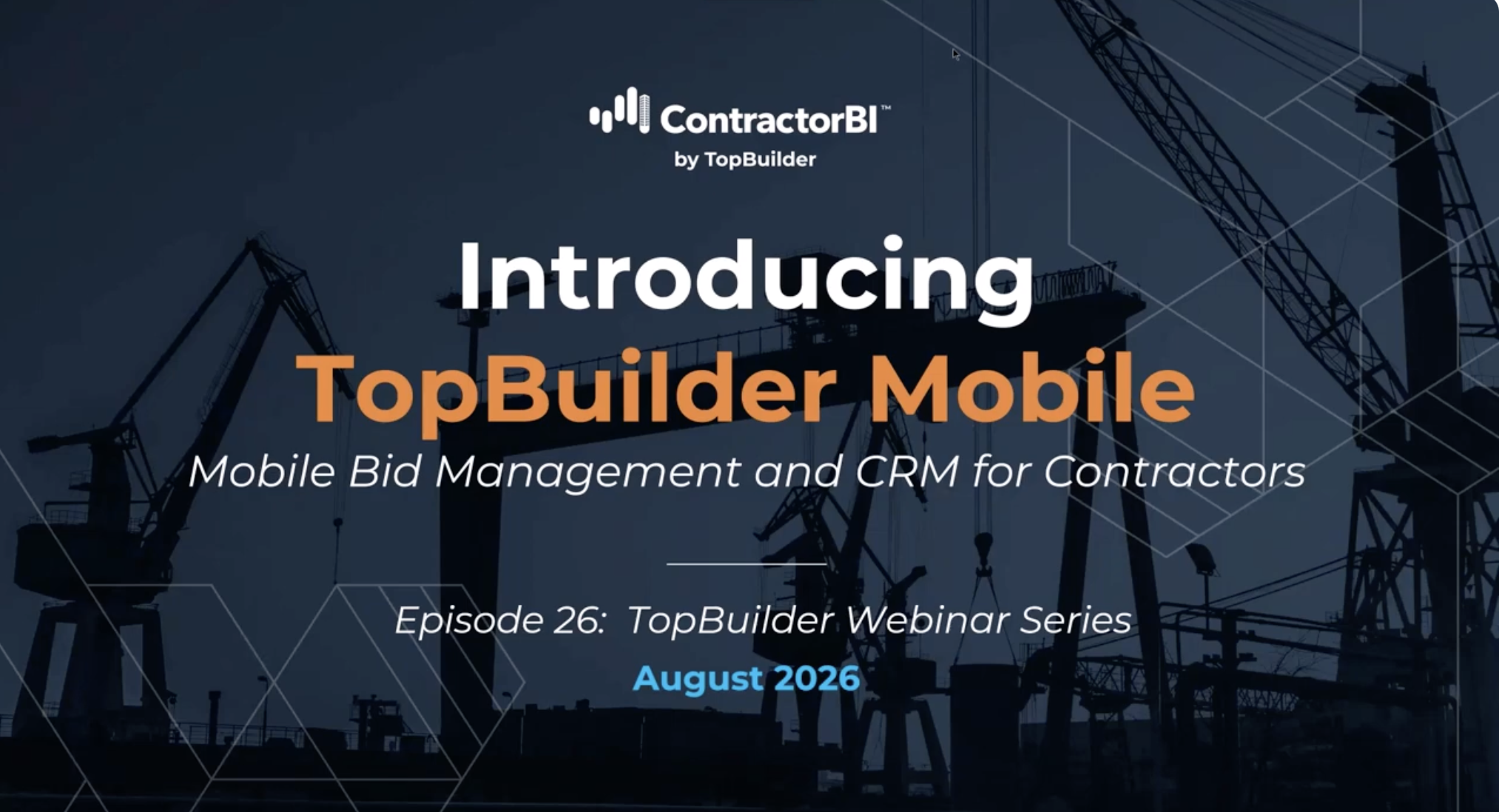 Introducing TopBuilder Mobile: CRM and Bid Management for Contractors