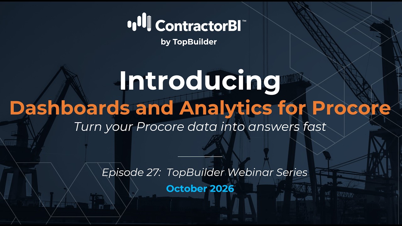 Turn Your Procore Data Into Financial Answers in Minutes